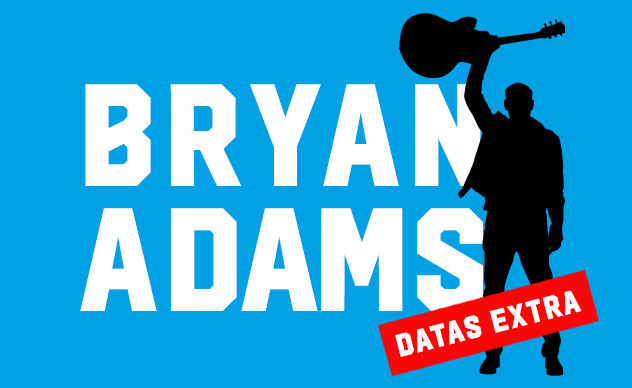Bryan Adams - 19 NOV 2024, Gondomar, Pavilhão Multiusos; 20 NOV 2024, MEO Arena