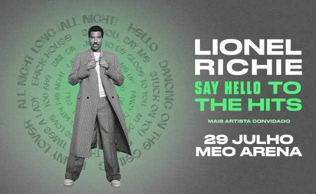 Lionel Richie - 29 de Julho - Meo Arena